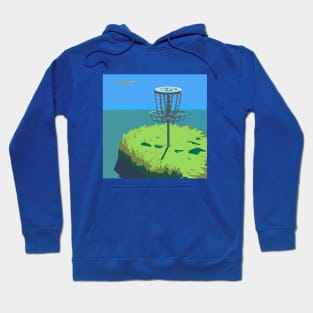 Disc Golf on a Remote Island Hoodie